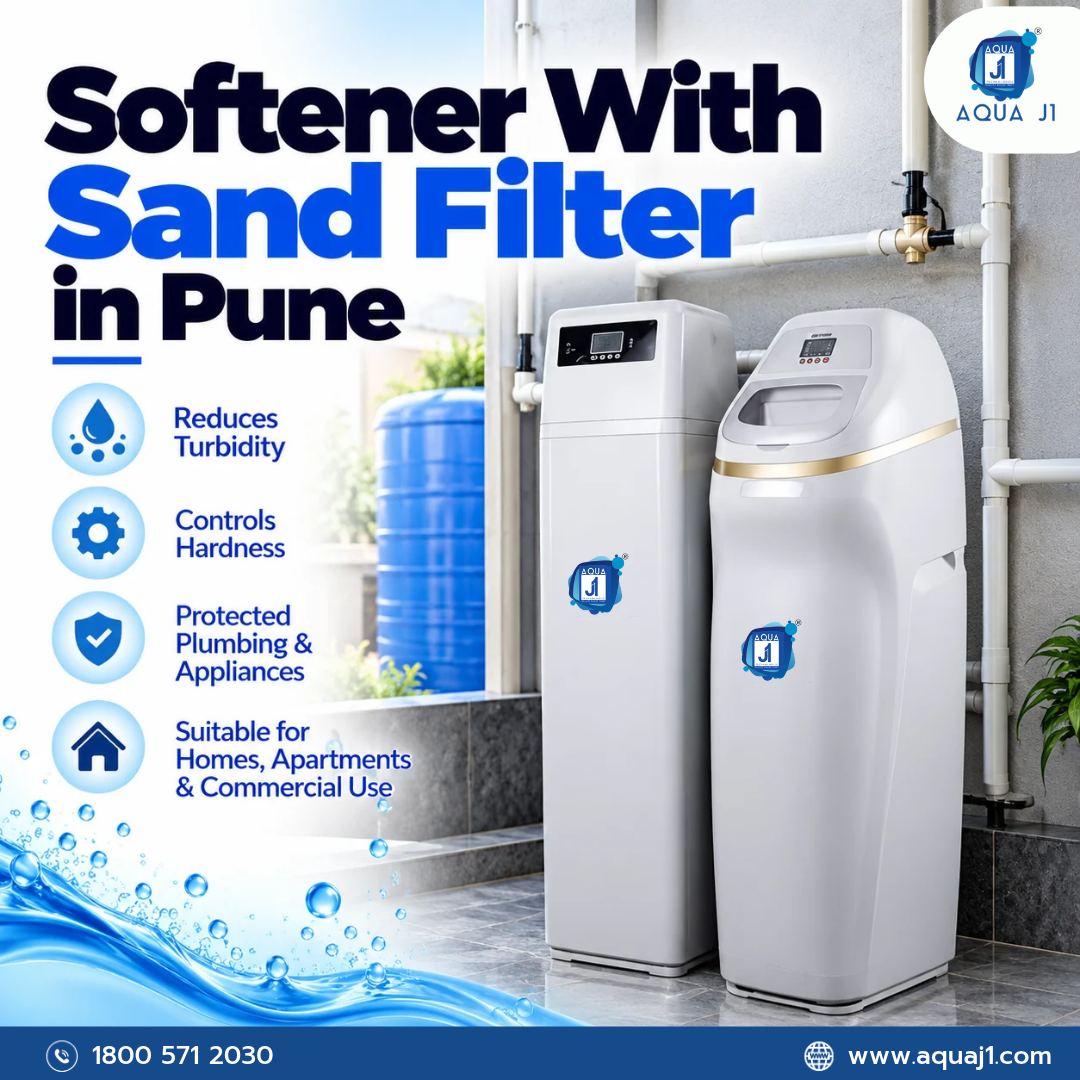 Softener With Sand Filter in Pune | Aqua J1 Technologies