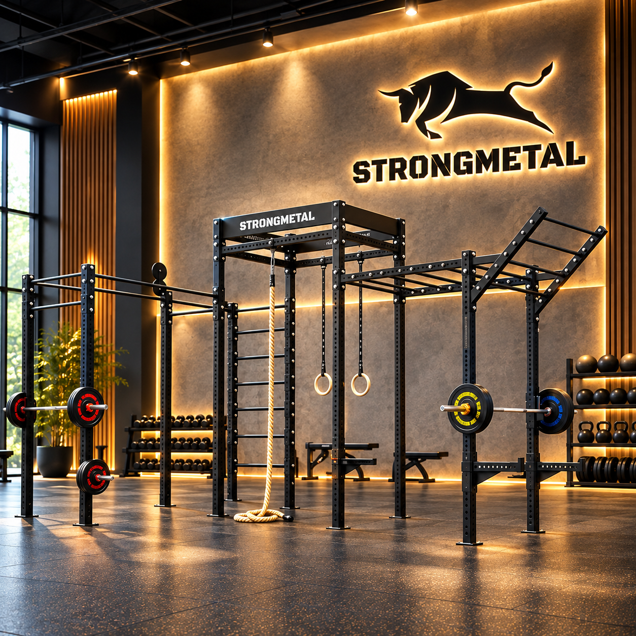 Cross Training Cage Manufacturer in Pune | StrongMetal Fitness Machine