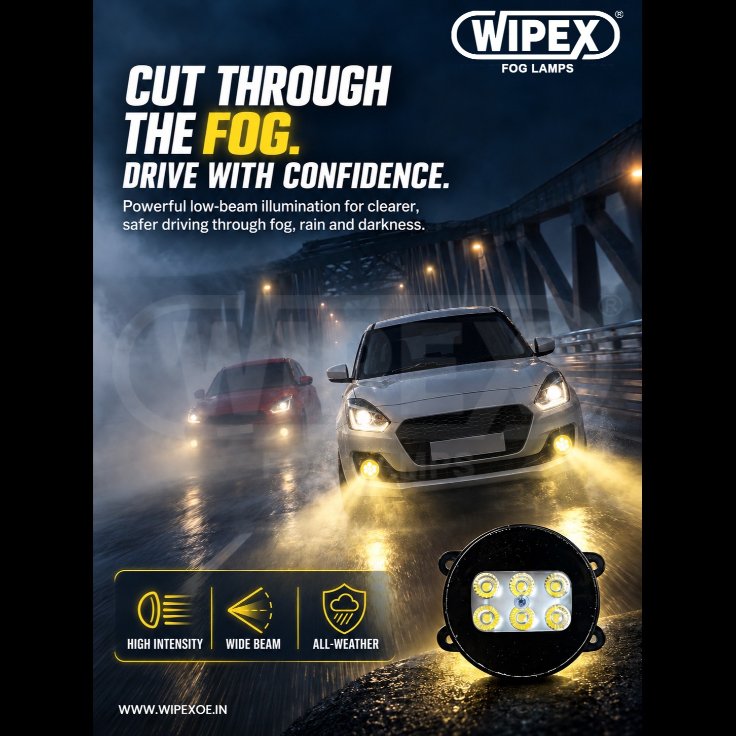 Automotive Fog Lights Manufacturer in Delhi | Wipex Industries