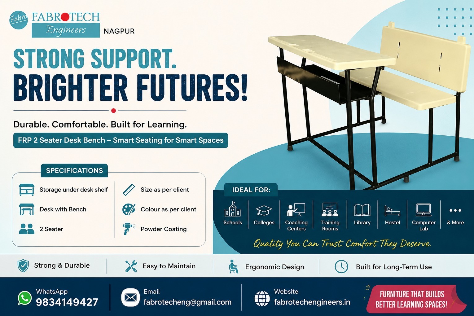 Desk Bench Supplier Selection Starts With the Classroom