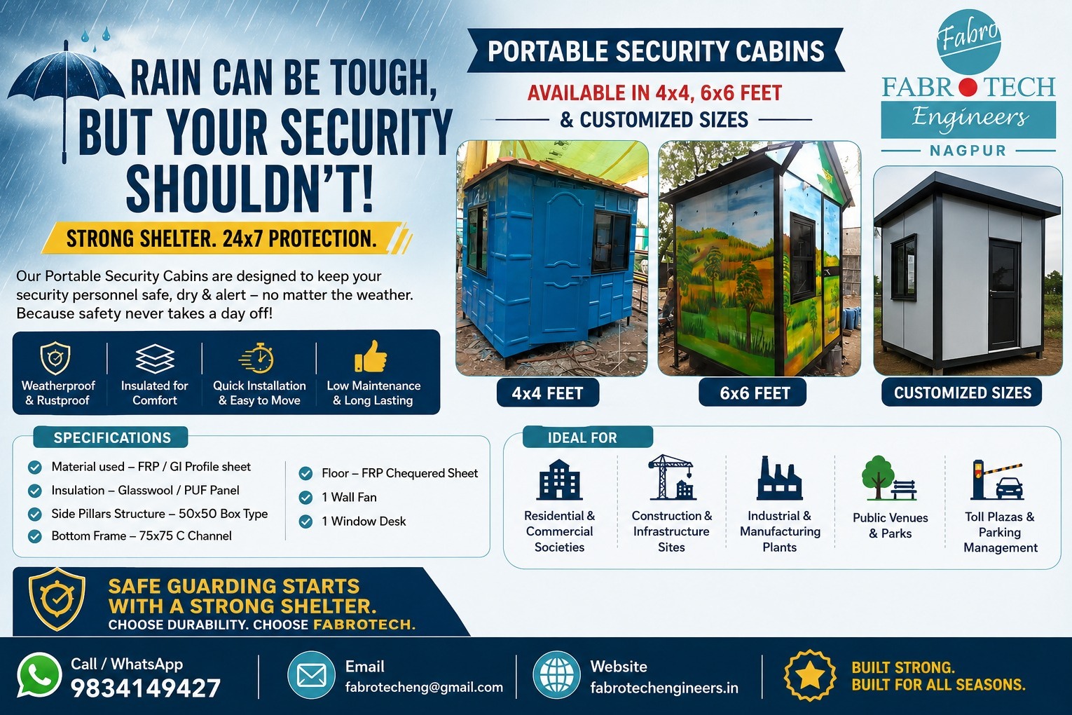 Portable Security Cabins Can Solve Entry Management Challenges at Changing Sites