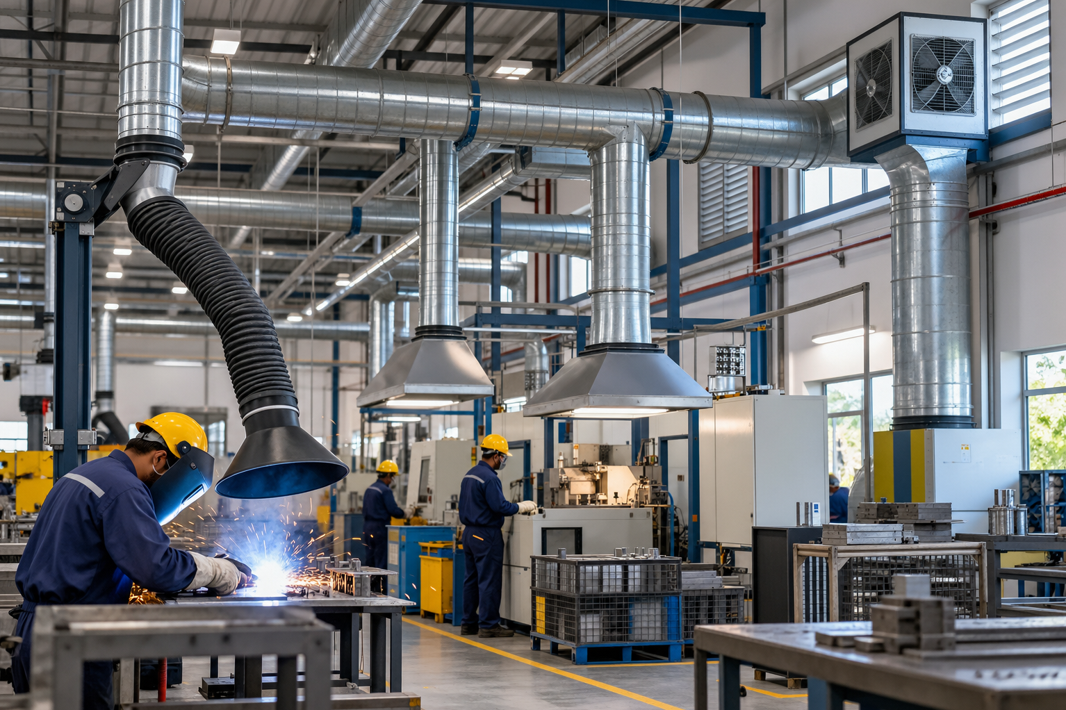 Improving Workplace Conditions Through Industrial Ventilation Systems