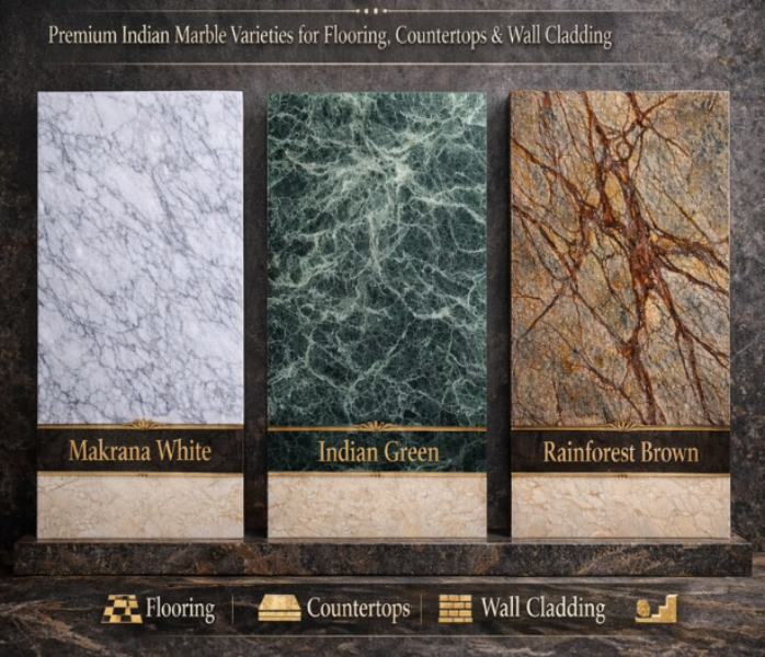 How Indian Marble Can Be Selected for Homes and Luxury Projects