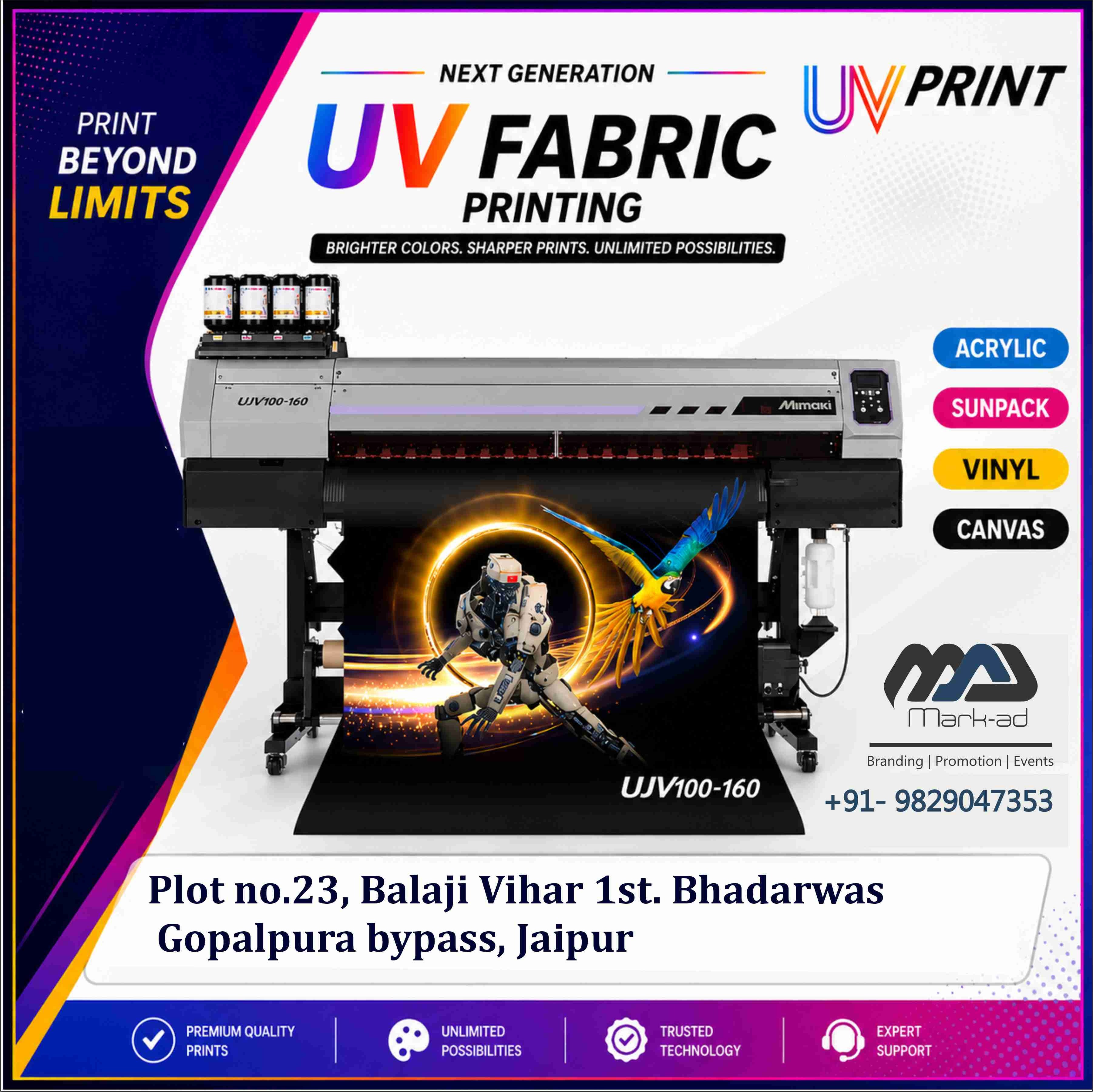 Best UV Fabric Printing in Jaipur Rajasthan