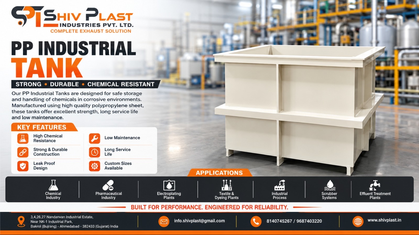 PP INDUSTRIAL TANK