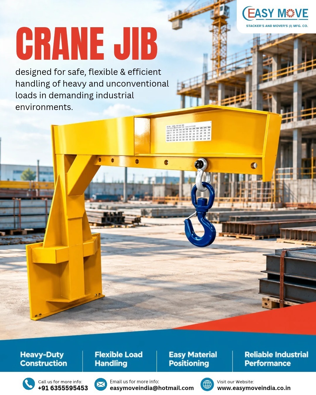 Manual Counter Balance Shop Crane for Efficient Material Handling