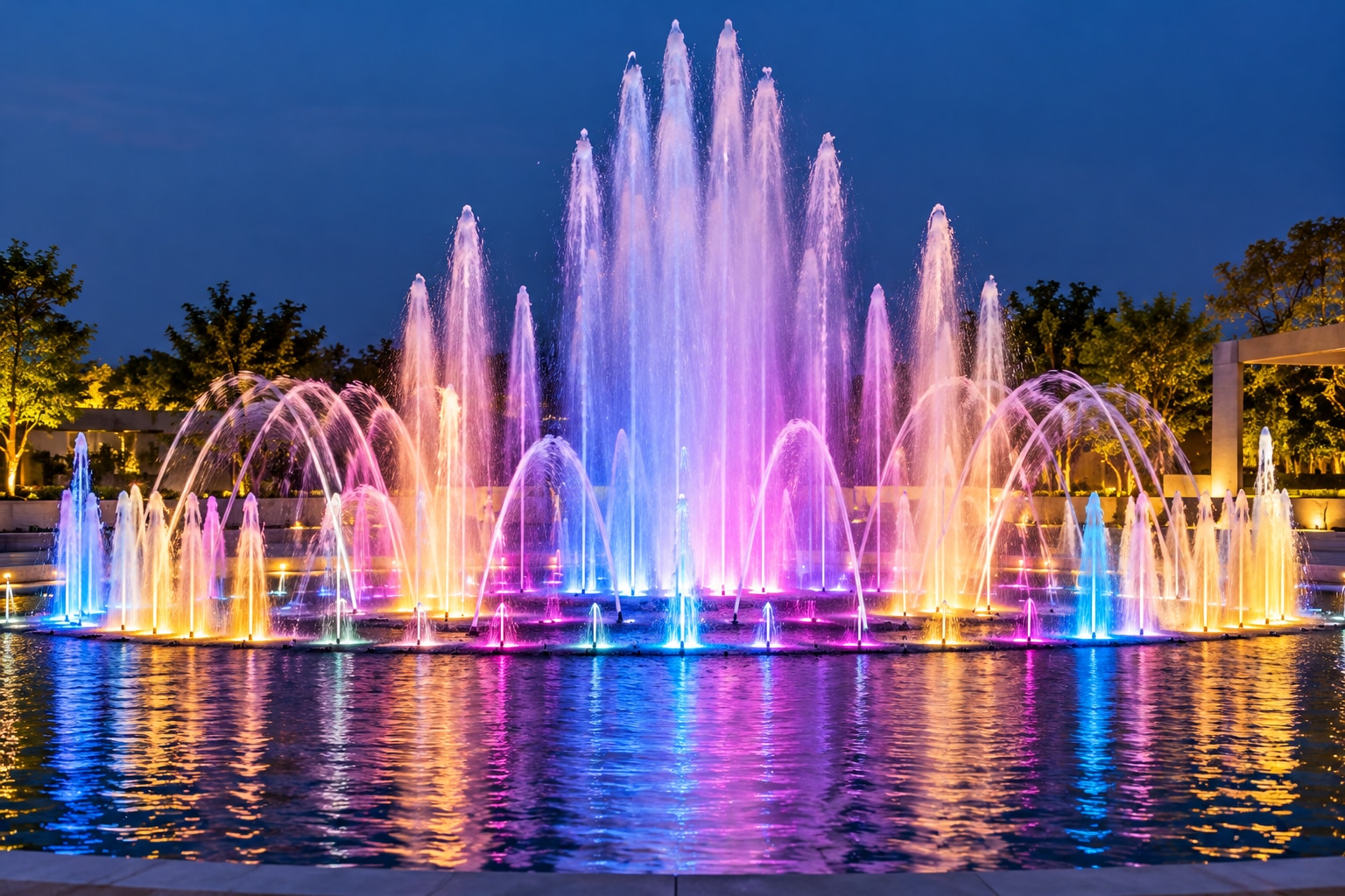 How Musical Fountains Work with Water, Music and Lights