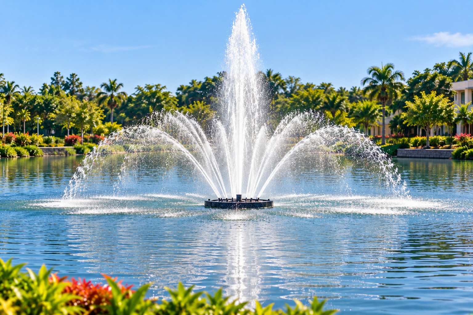 Floating Fountains for Lakes, Ponds and Large Water Bodies