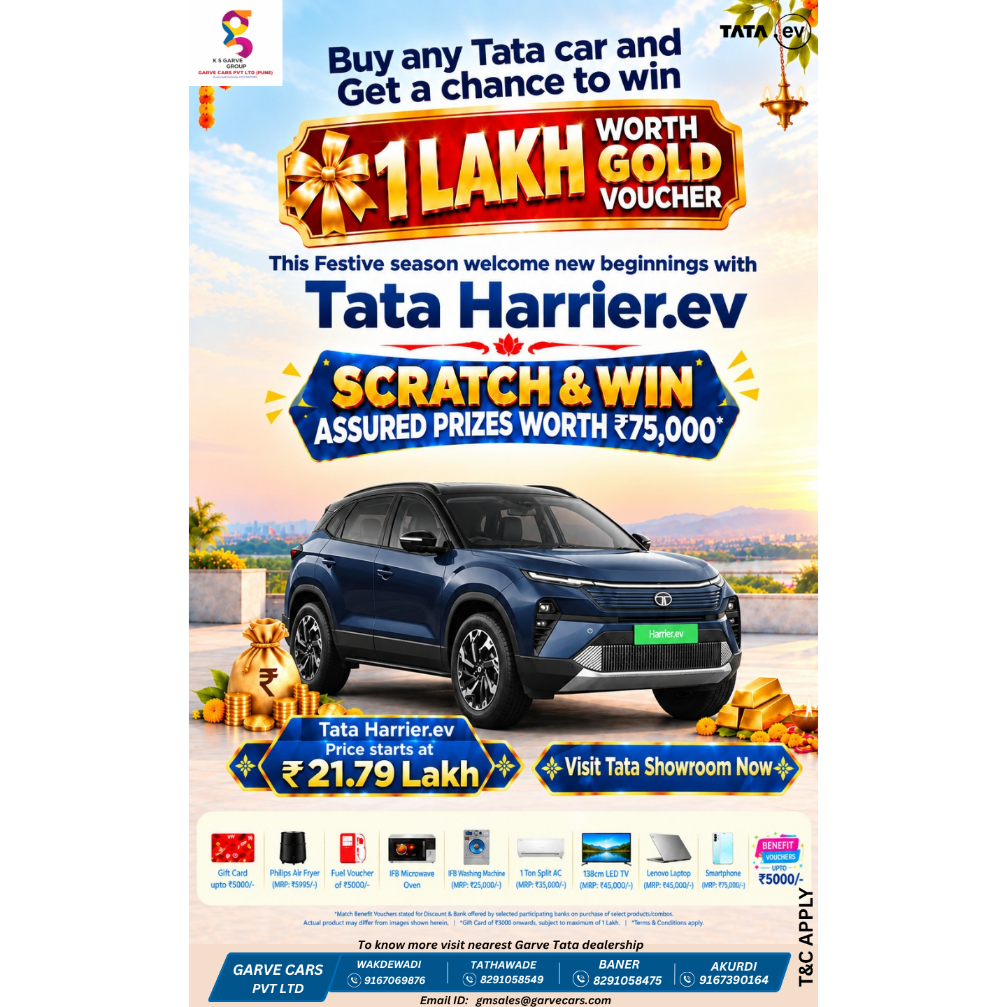 šāØ FESTIVE SEASON SPECIAL FROM GARVE TATA! āØš
This festive season, welcome new beginnings with Tat...