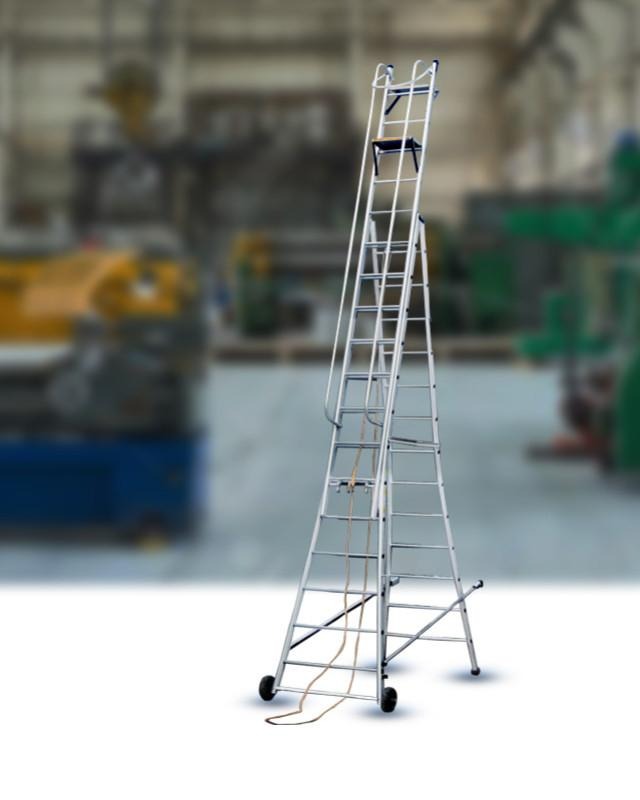 Aluminium Self Support Extension Ladder.