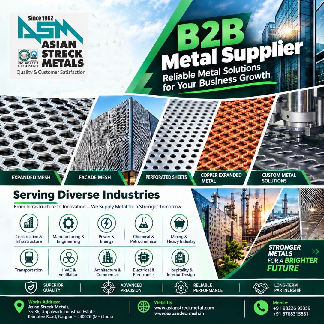 B2B METAL SUPPLY & SOLUTION |ASIAN STRECK METALS
At Asian Streck Metals ,We Provide Reliable
B2...