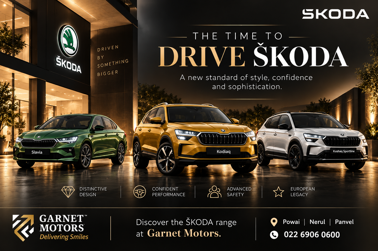 Garnet ŠKODA | Drive ŠKODA with Style, Confidence & European Sophistication
