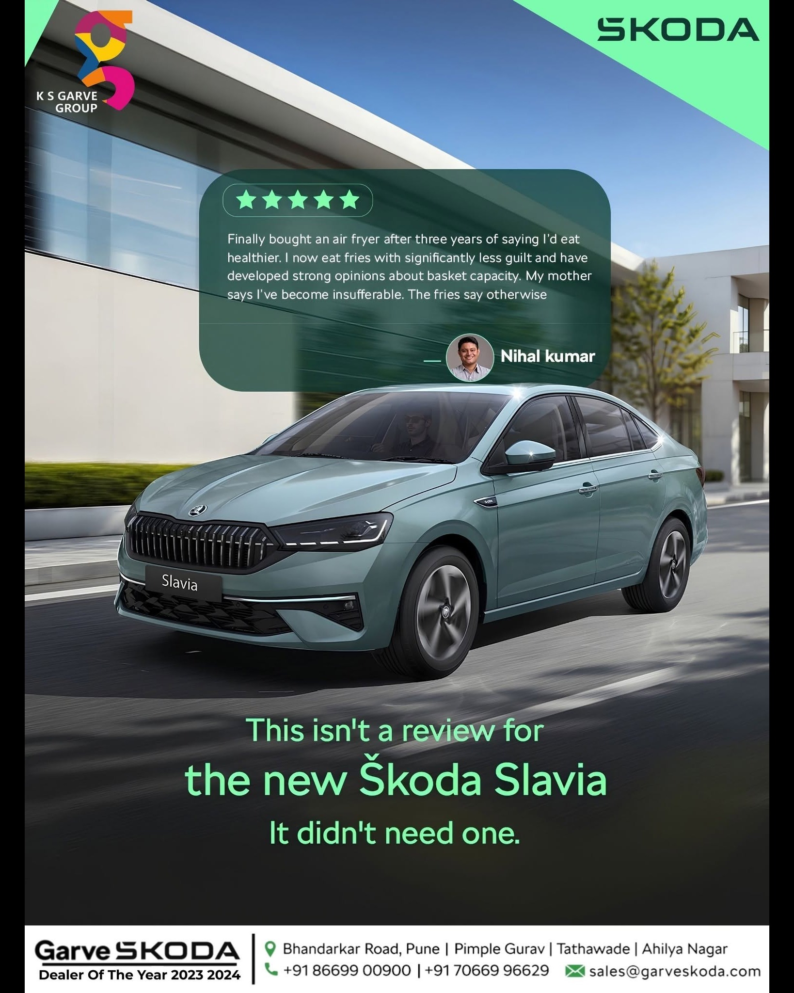 New ŠKODA Slavia Pune | Experience Premium Design & Powerful Performance | Garve ŠKODA