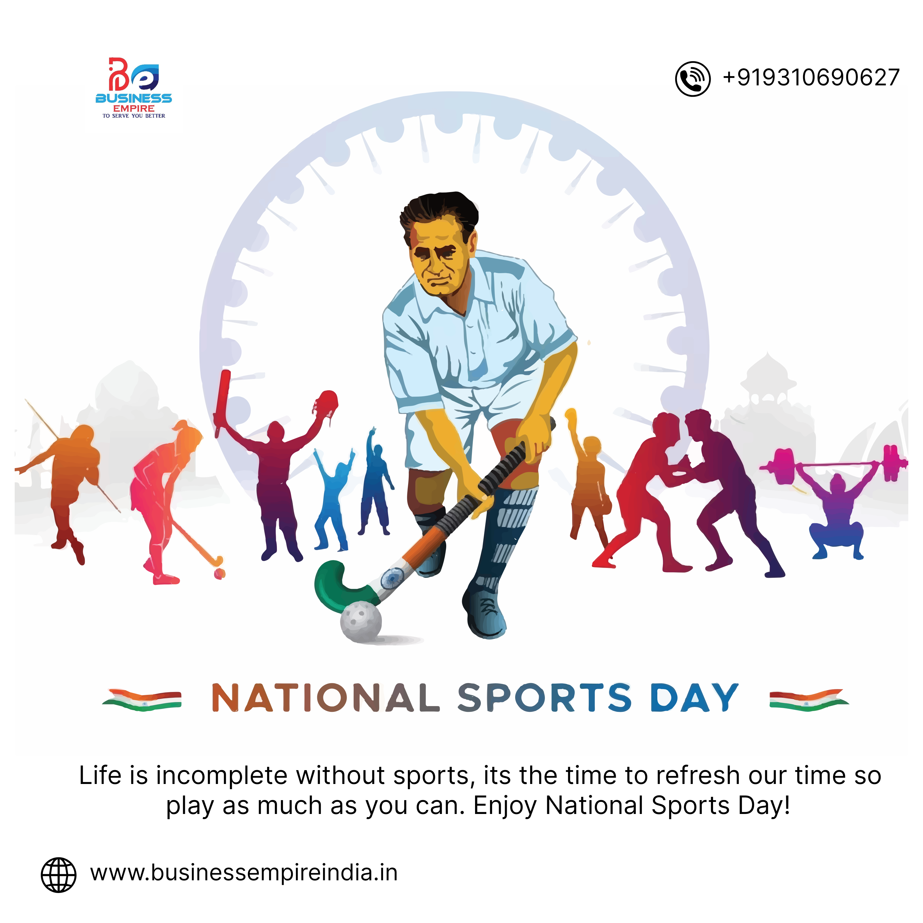 ๐
๐ฎ๐ณ Where passion meets perseverance, champions are born. This National Sports Day, letโs celebr...