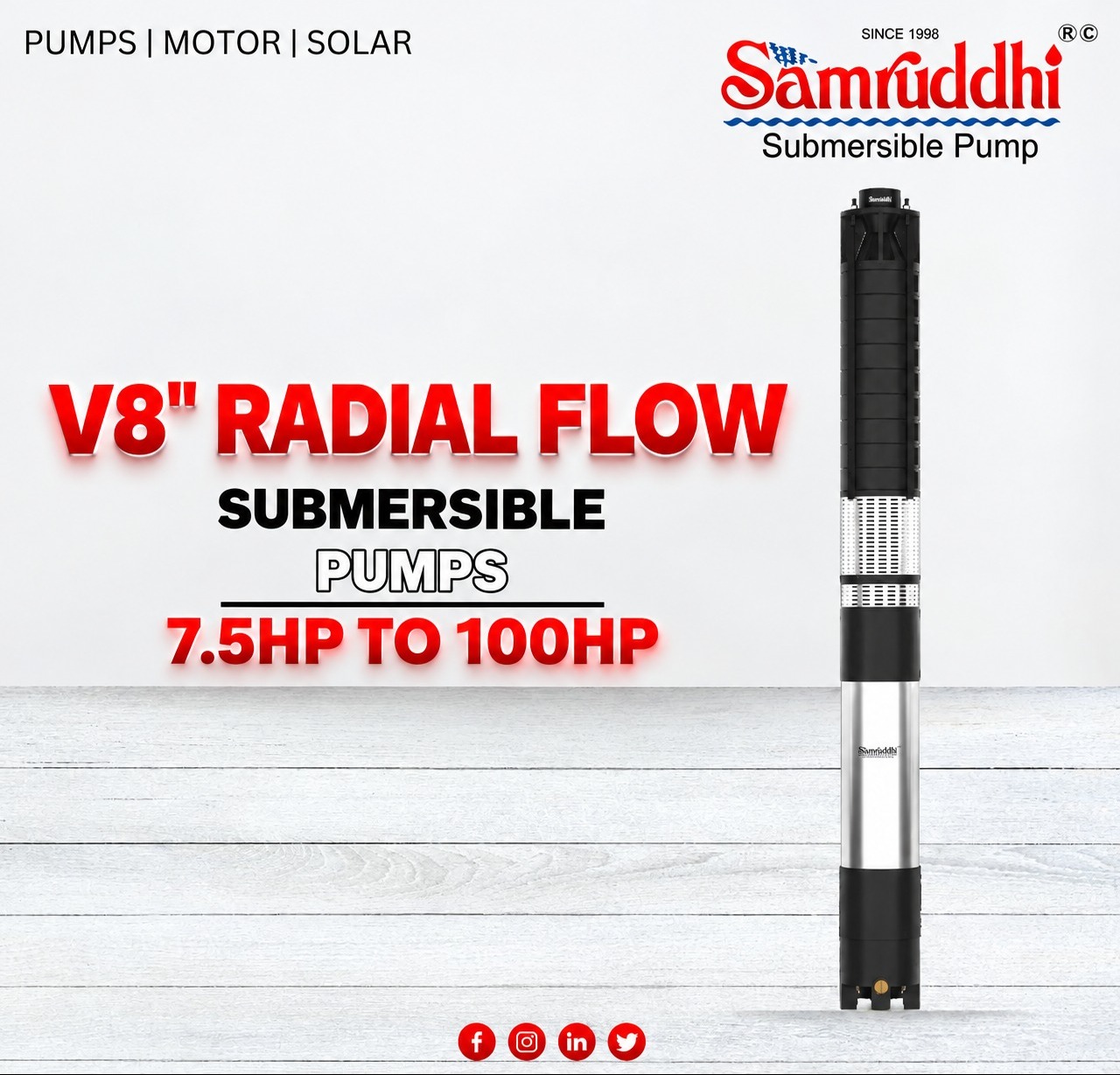 10 HP V8 Submersible Pump Vadodara Gujarat,V8 Pump,10 HP,Vadodara,Gujarat