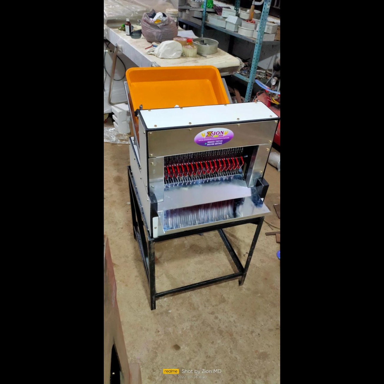 BREAD SLICER MACHINE ZION BAKERY MACHINES COIMBATORE