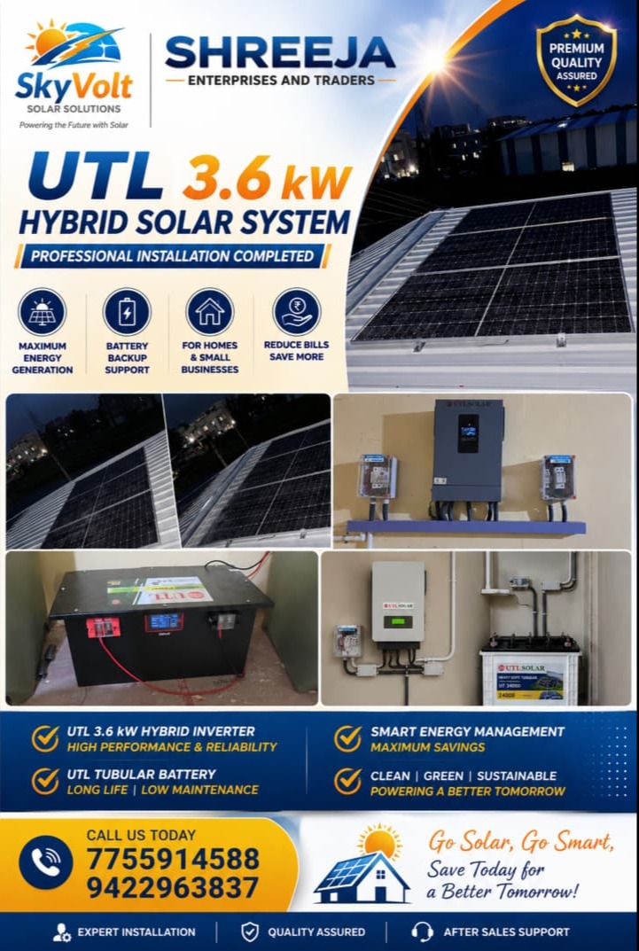 UTL Solar Inverter in Nashik – Shreeja Enterprises and Traders
