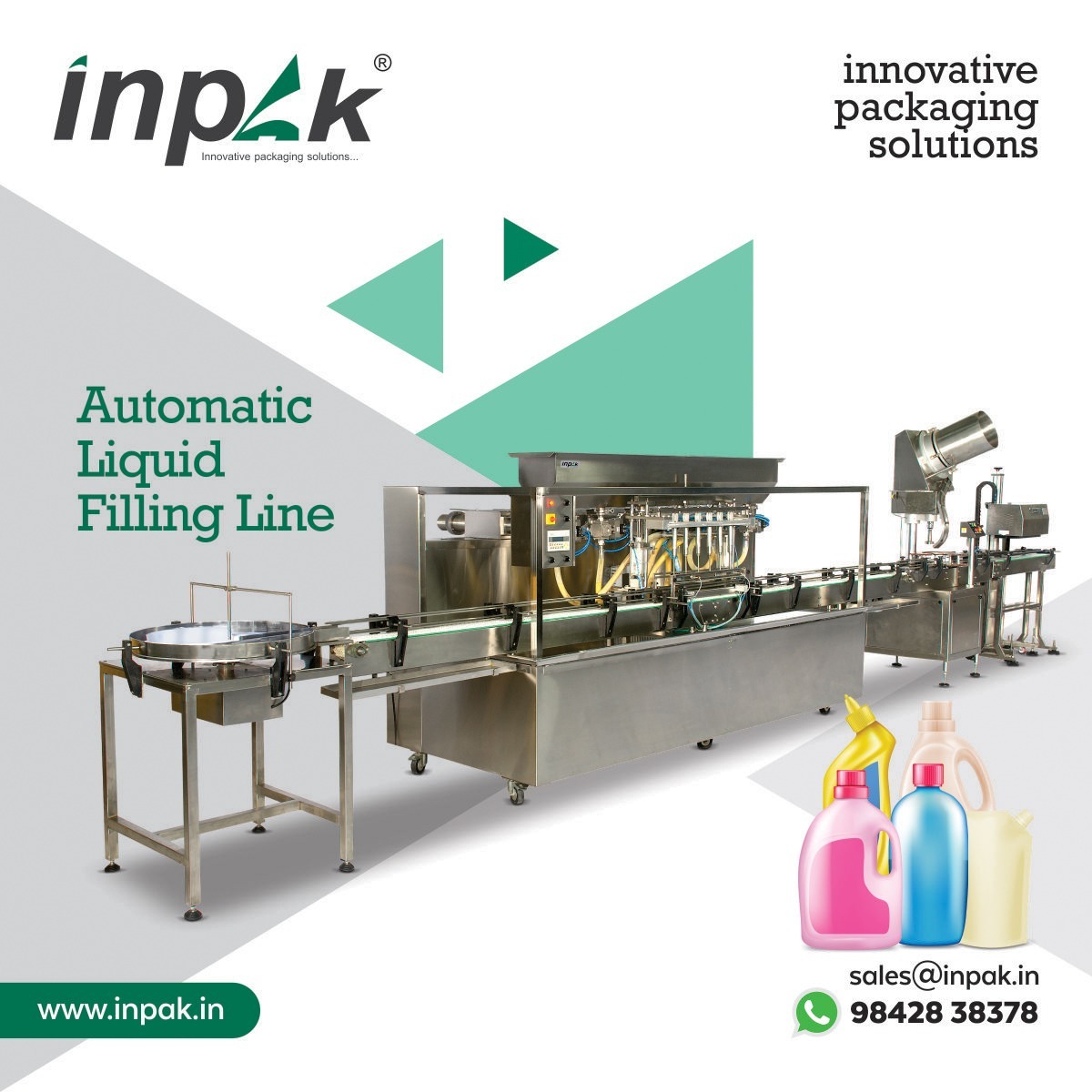 automatic liquid filling line coimbatore