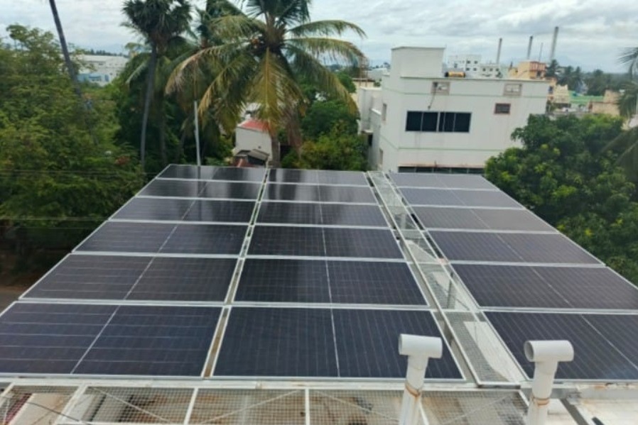 Solar Panel Installation Near AL Saba Park Society, Gyaspur, Ahmedabad