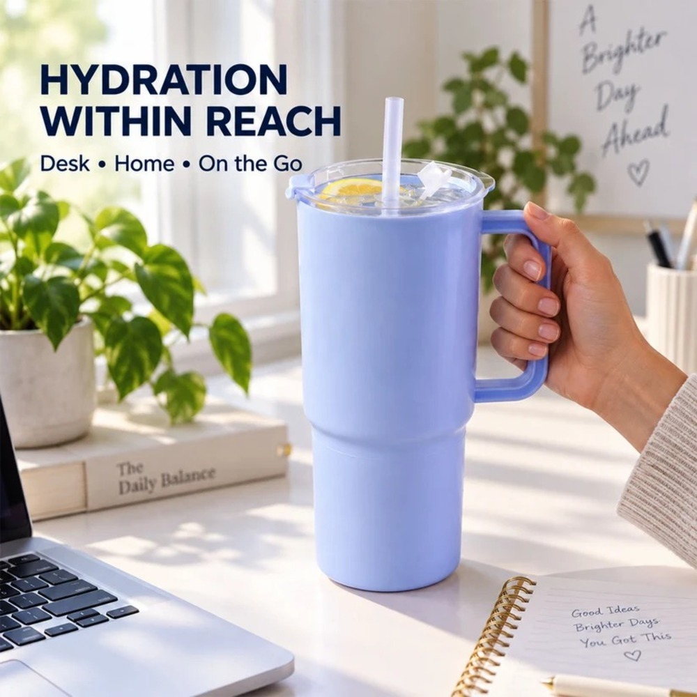 Travel Tumbler With Straw And Handle Wholesale /Dropshipping Supplier India