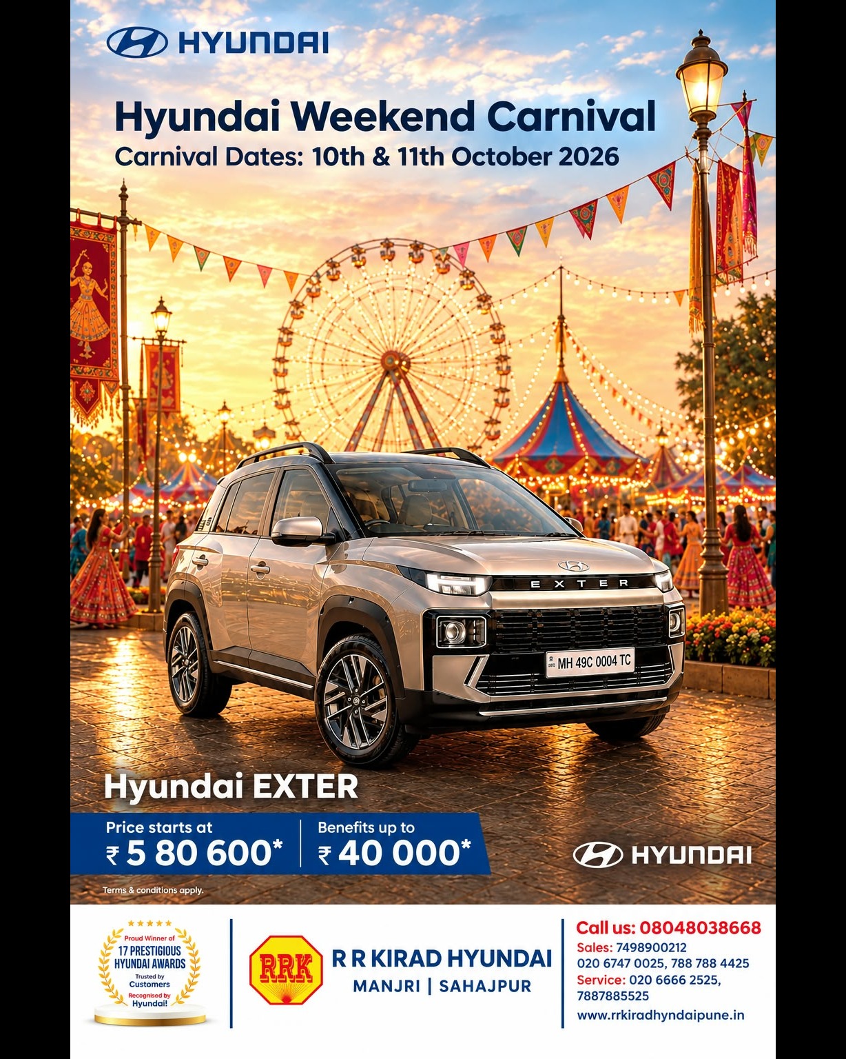 Hyundai Weekend Carnival is here! πβ¨
Celebrate this festive season with exciting offers on the Hyu...