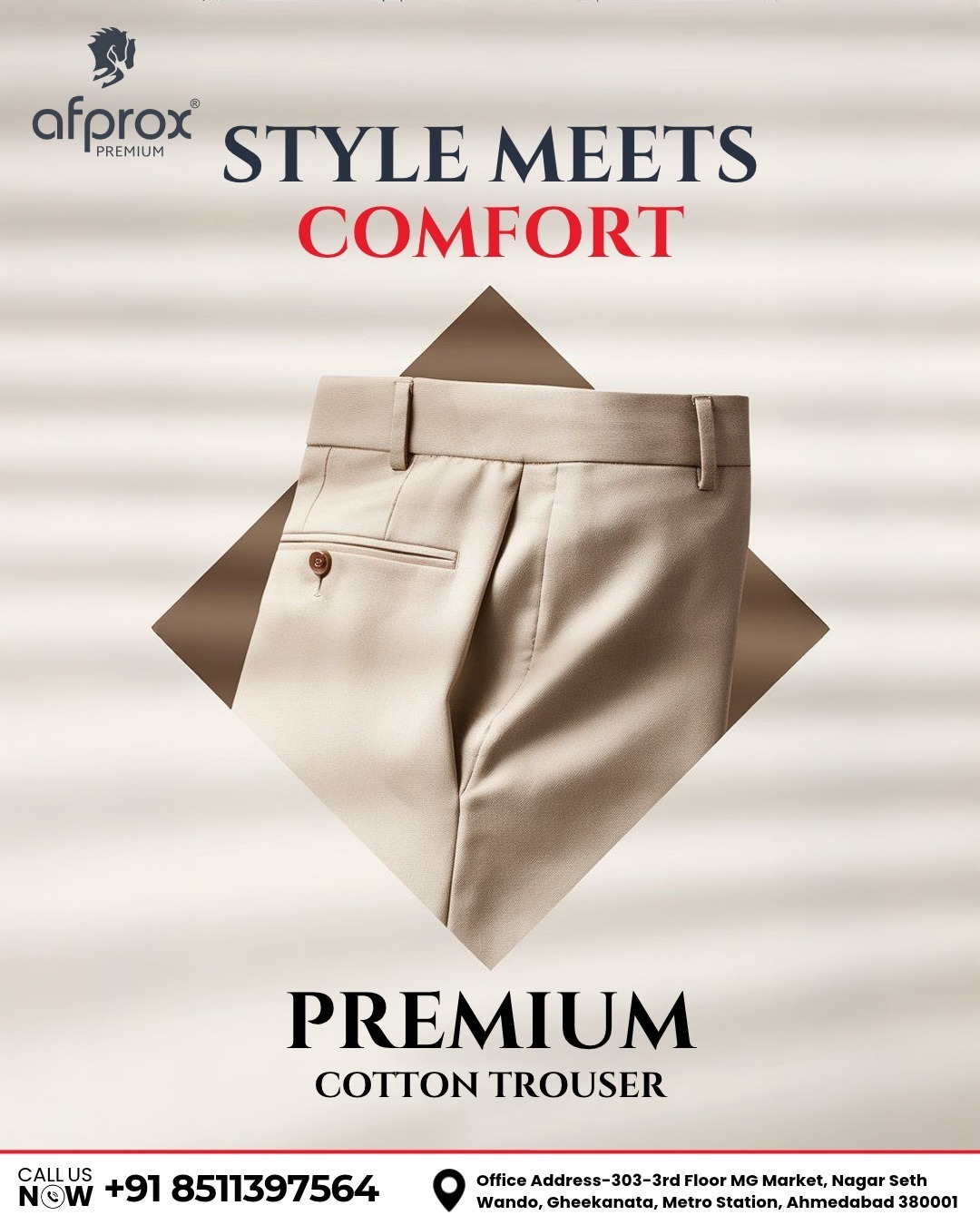 Where Style Meets Comfort – Premium Cotton Trousers
