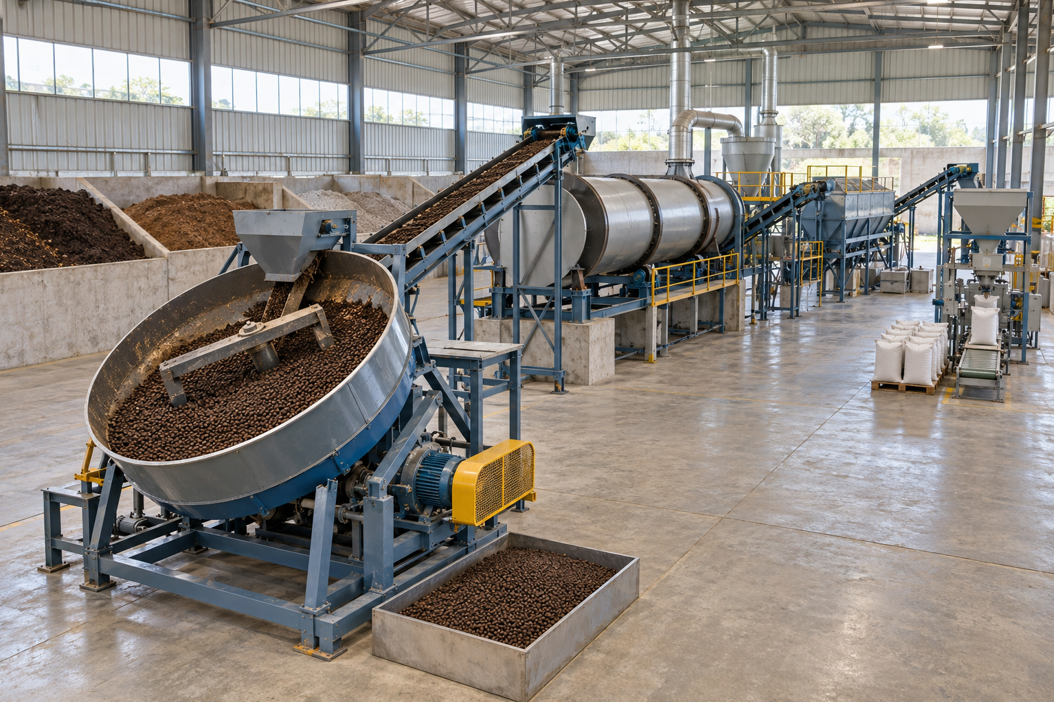 Organic Fertilizer Granule Machine Plant Planning for Commercial Production in Nagpur
