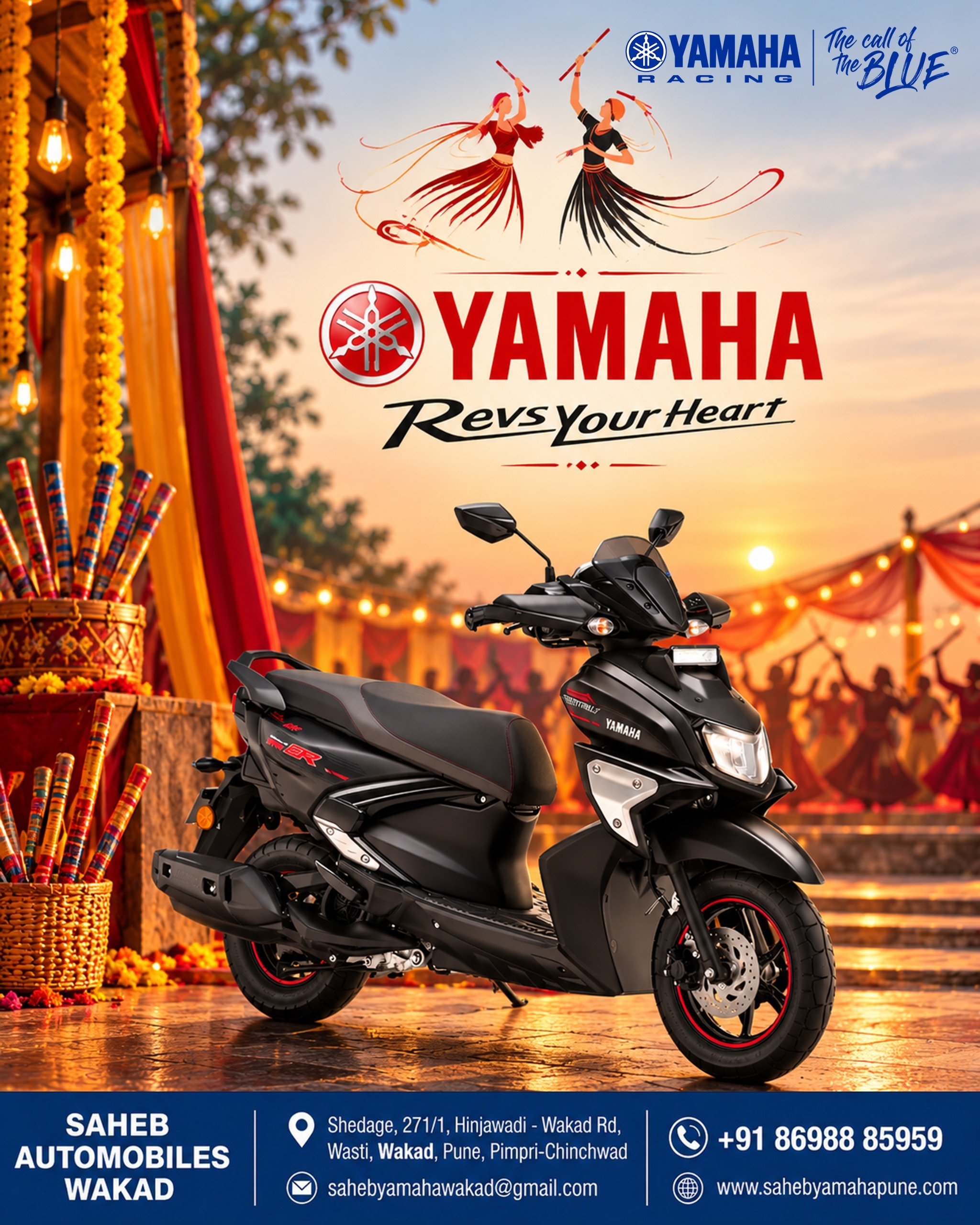 Celebrate Every Ride with Yamaha | Saheb Automobiles Wakad, Pune