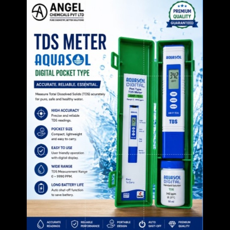 Water Testing Meters & TDS Meters Supplier in Vadodara, Gujarat | Angel Chemicals Pvt Ltd