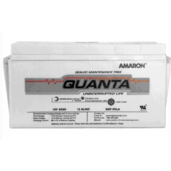 Amaron Quanta 65AH SMF Battery for UPS