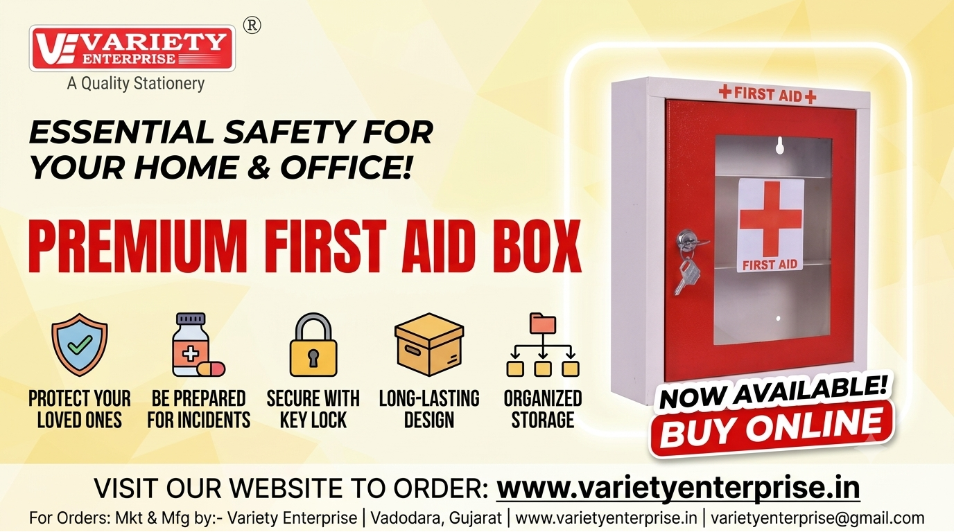 First Aid Box Manufacturer in Vadodara, Gujarat – Variety Enterprise