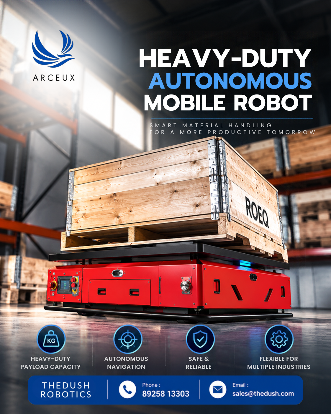 Heavy-Duty Autonomous Mobile Robots for Smarter Material Handling
