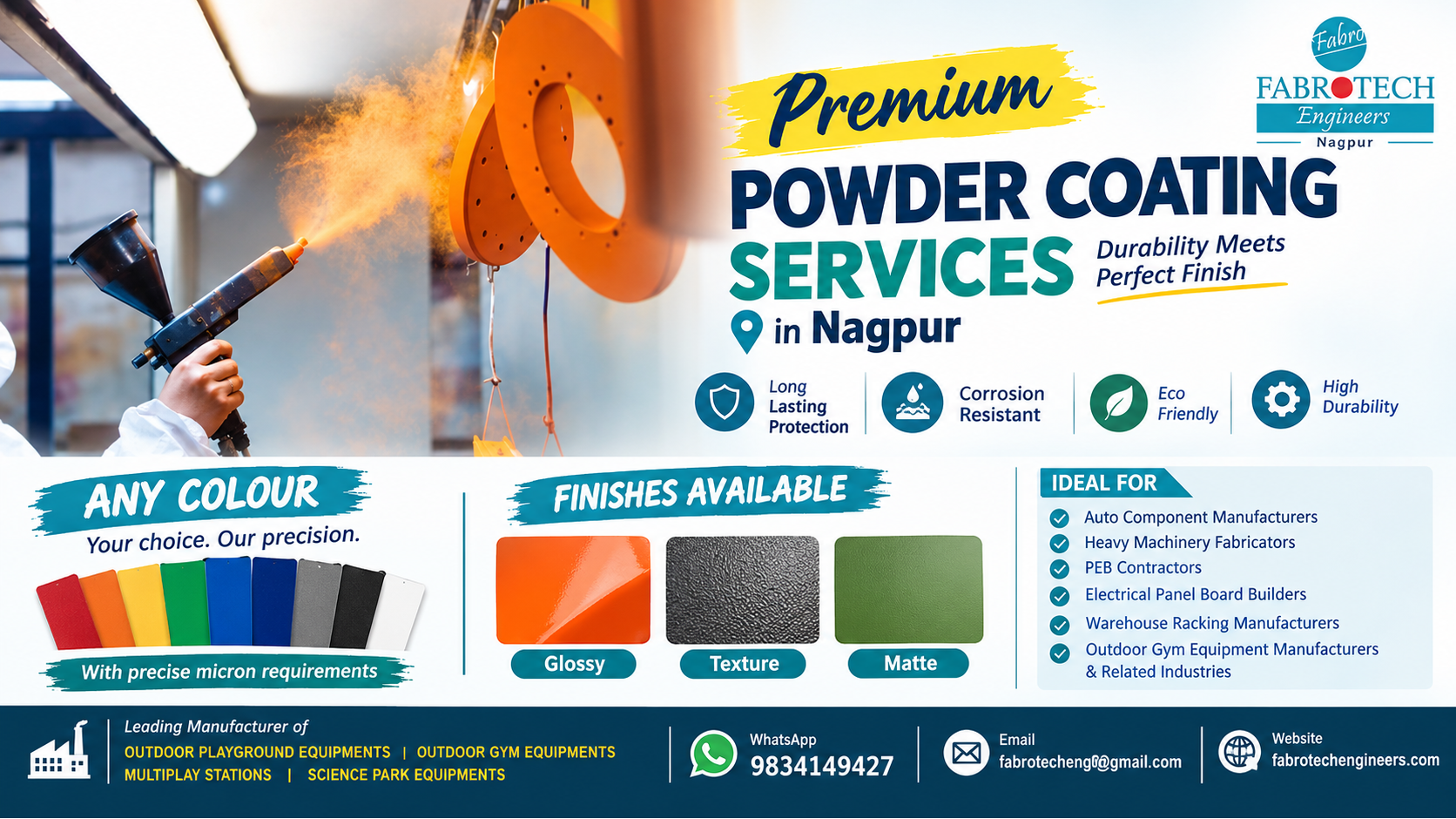 Looking for heavy-duty, industrial-grade metal finishing that stands the test of time? 🏭✨