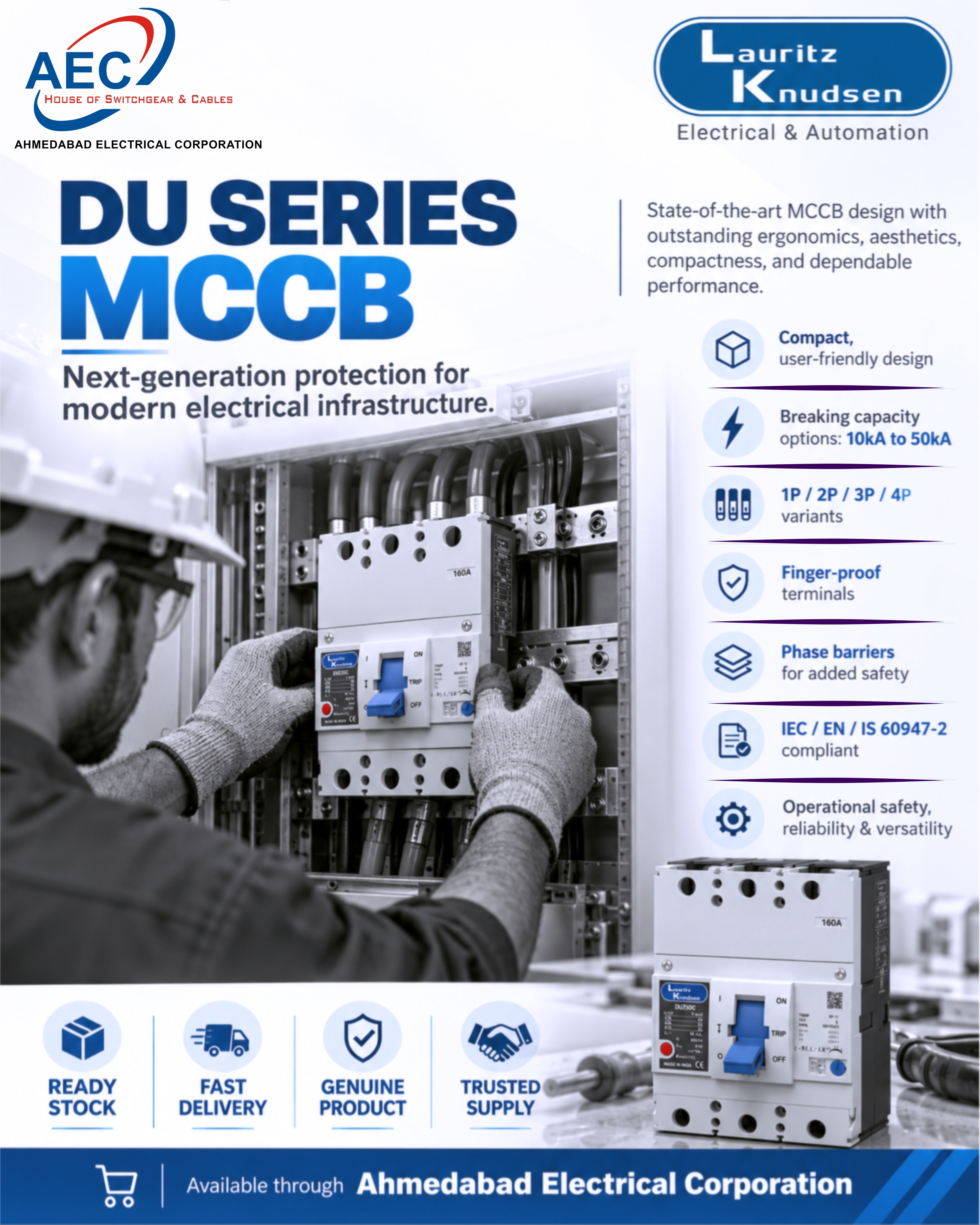 Lauritz Knudsen MCCB Dealer Sanand GIDC
