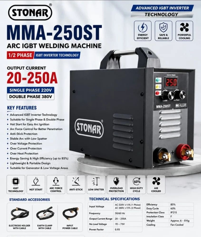 MMA 250ST 1/2 PHASE WELDING MACHINE