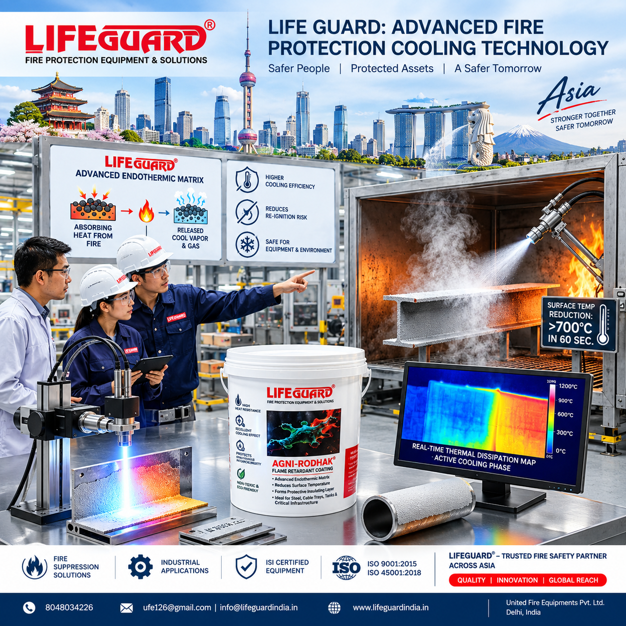 Factory Fire Safety Equipment Manufactuarer in Asi