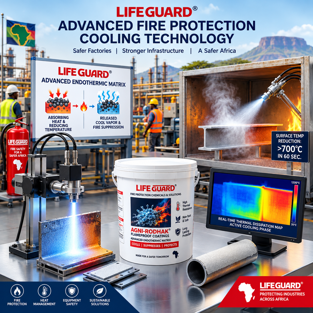 Factory Fire Safety Equipment Supplier in Africa