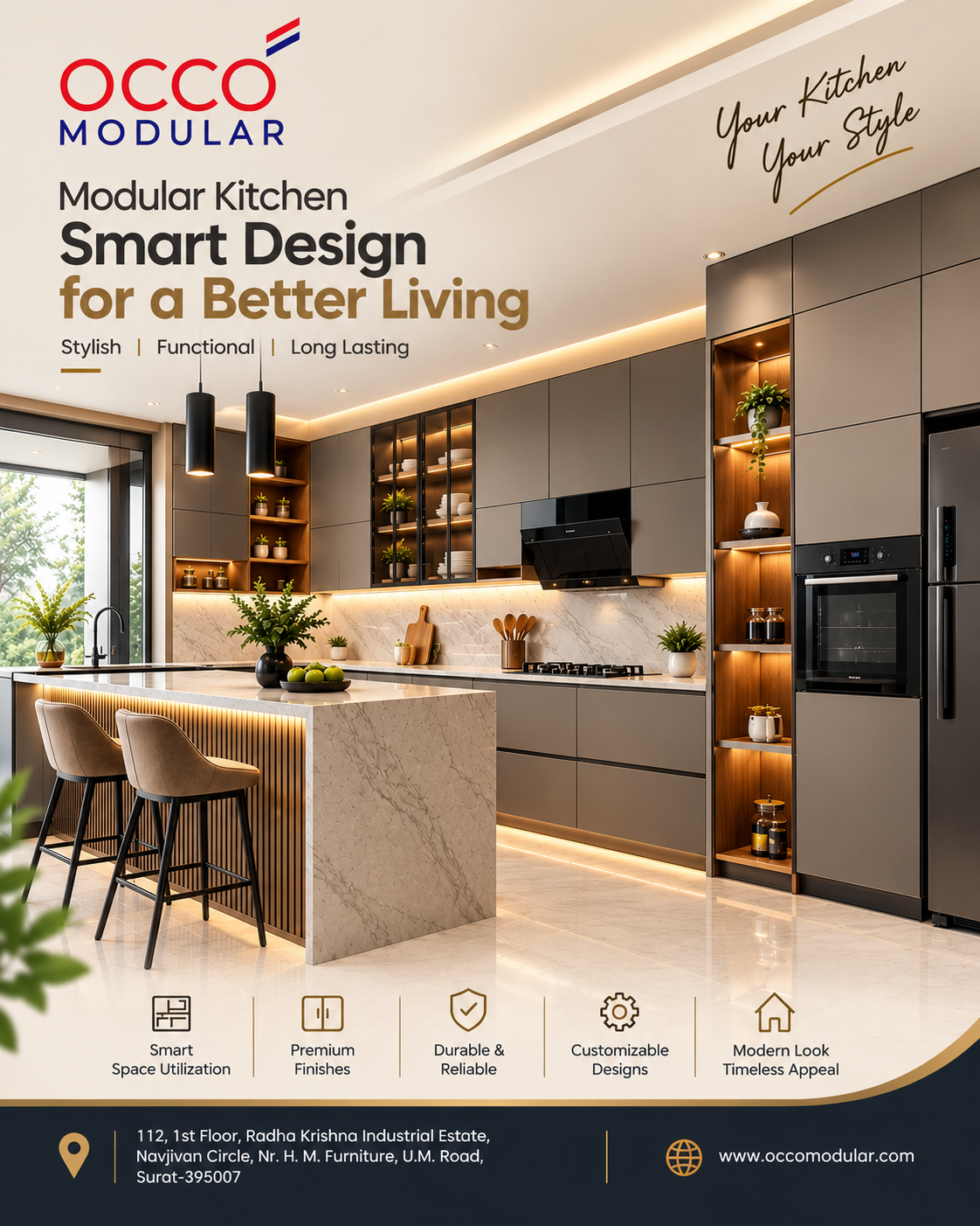 Redefining Modern Modular Kitchen Designs iN sURAT
