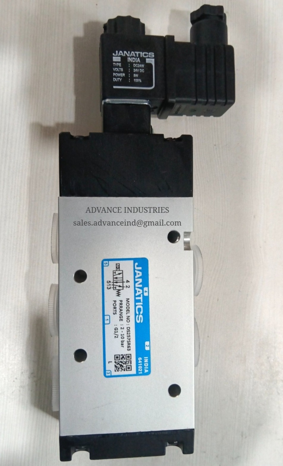 JANATICS DS257SR63 SOLENOID VALVE
