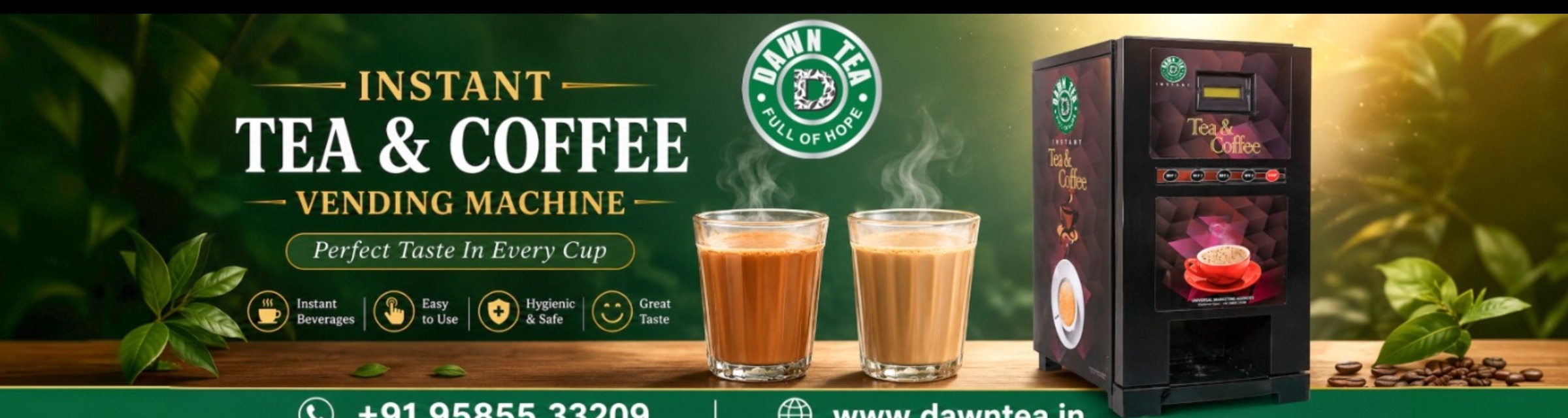 BEST TEA AND COFFEE VENDING MACHINES MANUFACTURERS IN CHENNAI