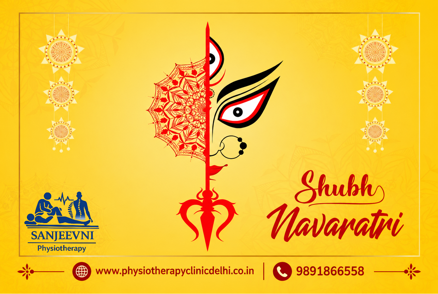 Sanjeevni Physiotherapy Clinic Wishes Everyone Happy Navratri