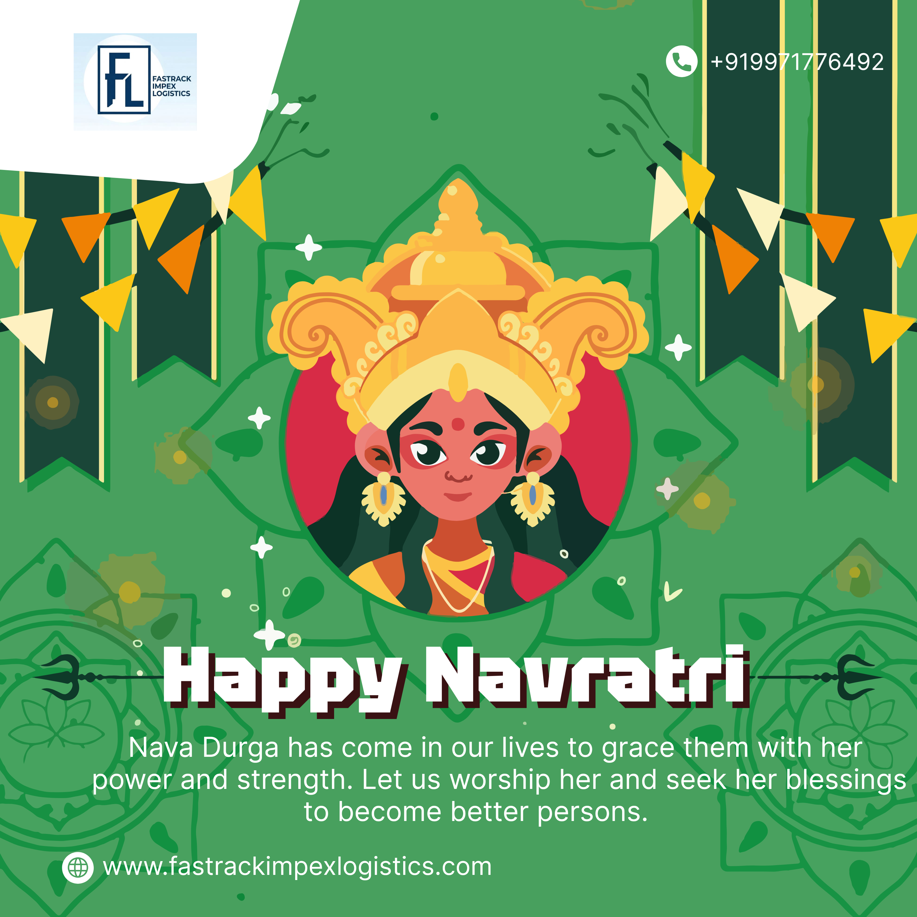 ๐๐บ Where devotion meets strength, new possibilities begin. This Navratri, letโs celebrate the divi...
