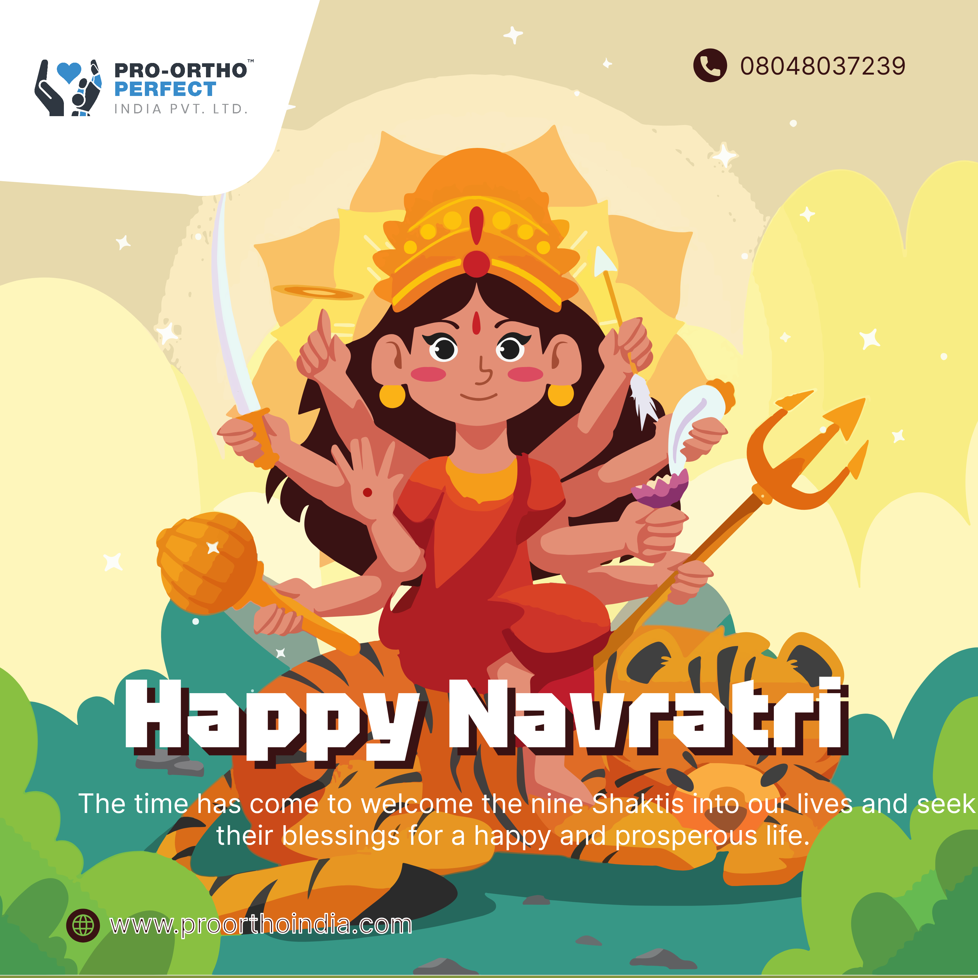 ๐ฑ๐บ True strength lies in faith, courage, and the power to rise above every challenge. This Navratr...