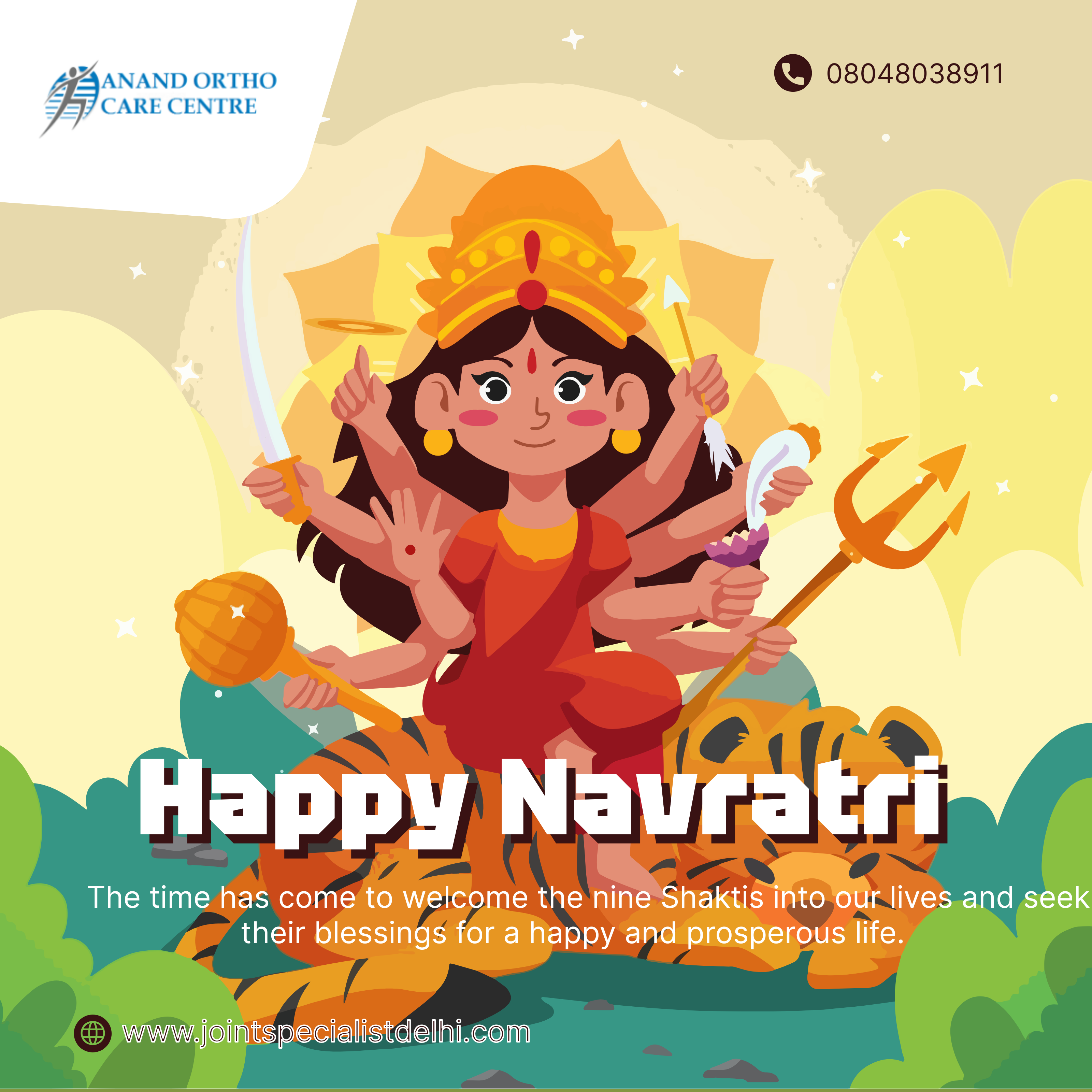 ๐ฑ๐บ True strength lies in faith, courage, and the power to rise above every challenge. This Navratr...