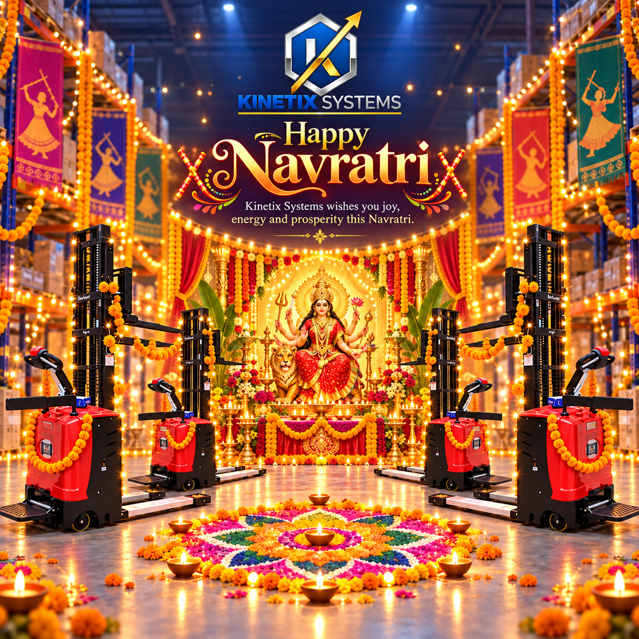 Happy Navratri from Kinetix Systems! ππΊ