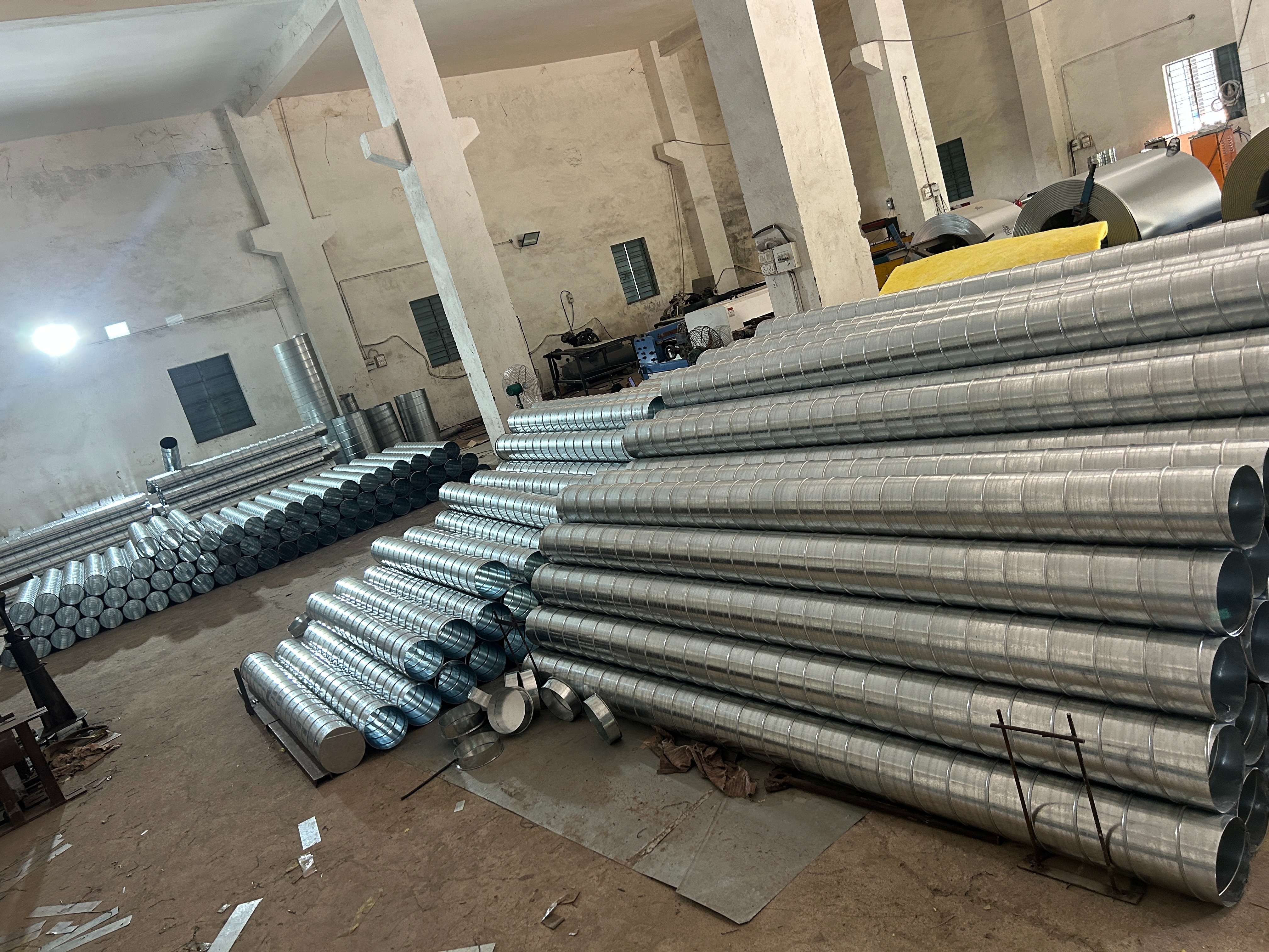Spiral Air Duct Manufacturer and Supplier in Jodhpur Rajasthan India