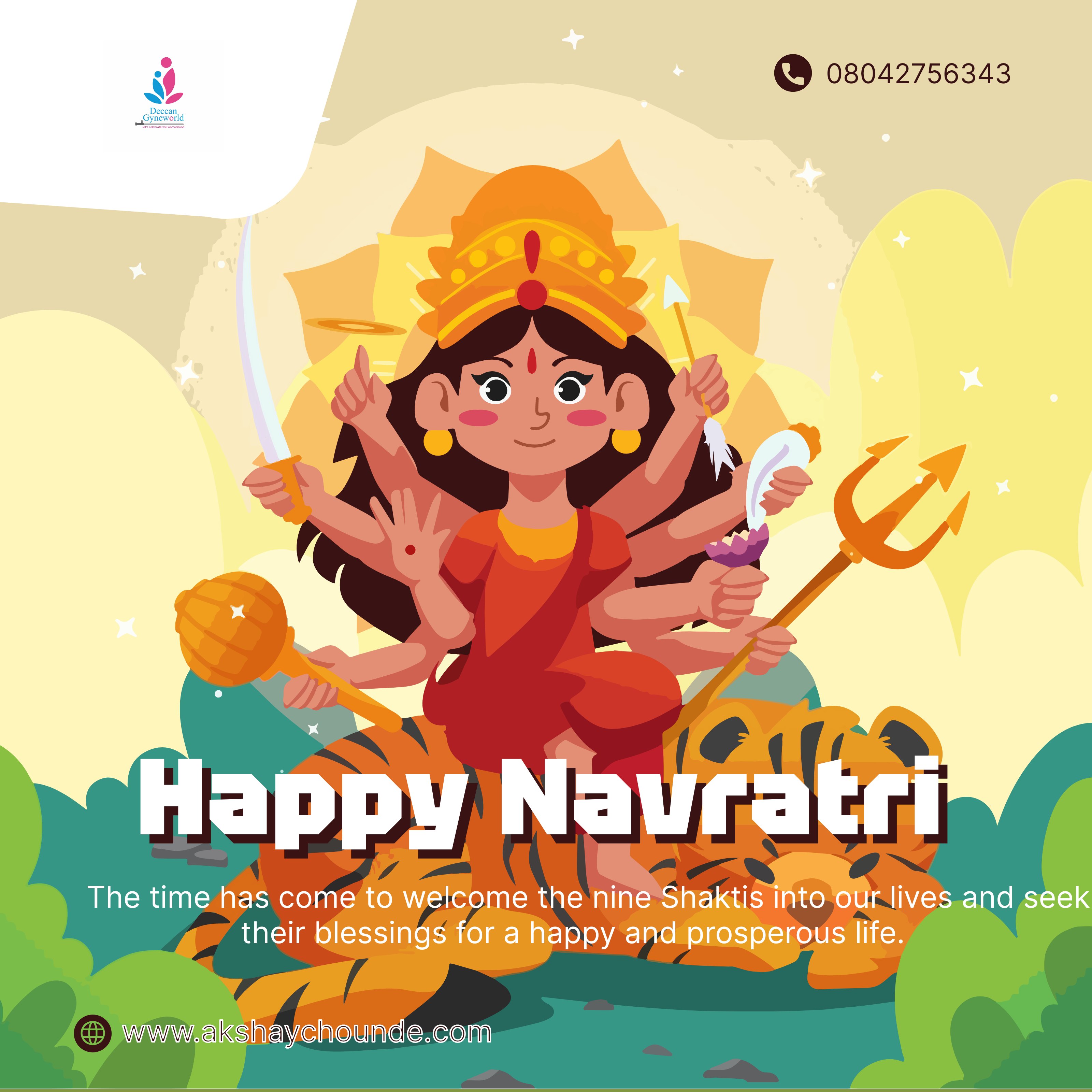 ๐ฑ๐บ True strength lies in faith, courage, and the power to rise above every challenge. This Navratr...