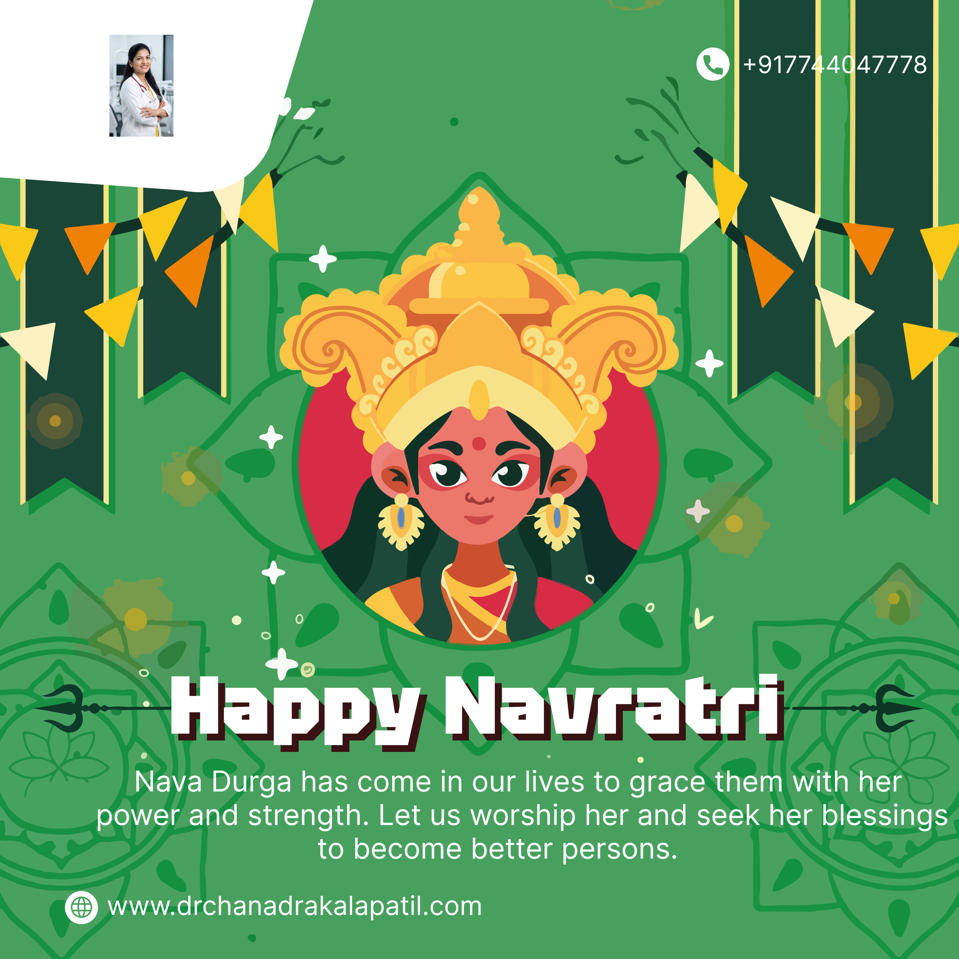 ๐๐บ Where devotion meets strength, new possibilities begin. This Navratri, letโs celebrate the divi...