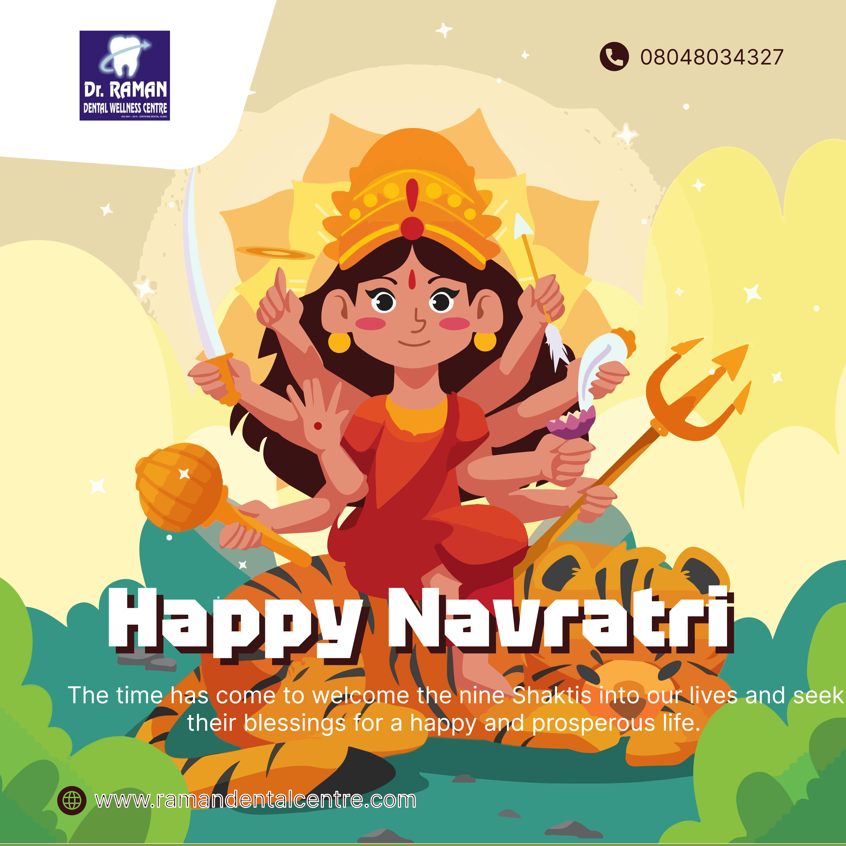 ๐ฑ๐บ True strength lies in faith, courage, and the power to rise above every challenge. This Navratr...