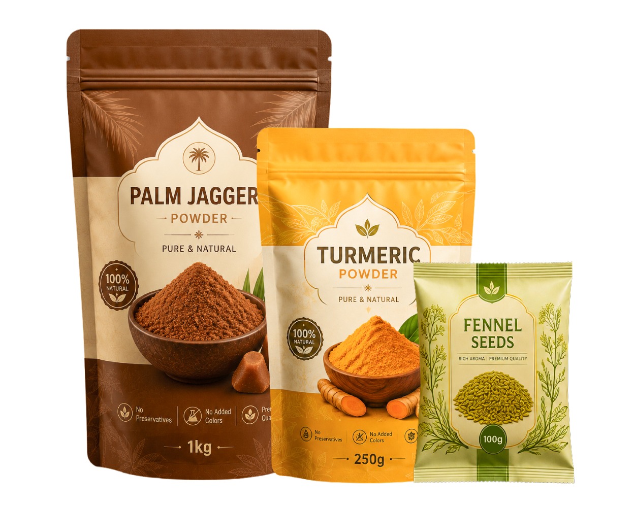 Custom Grocery Pouch Packaging & Printing in Coimbatore